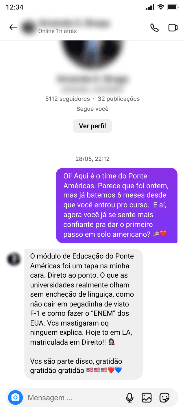 Depoimento de cliente satisfeito 2